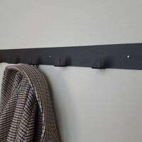 Вішалка Настінна 60см х 5см Glozis Urban Black 60 H-105