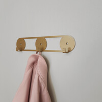 Гачки Настінні 25см х 5см Вышалка Glozis Orbis Bronze H-081