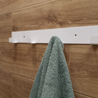 Вішалка Настінна 60см х 5см Glozis Urban White 60 H-106