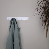 Вішалка Настінна 40см х 5см Glozis Urban White 40 H-104