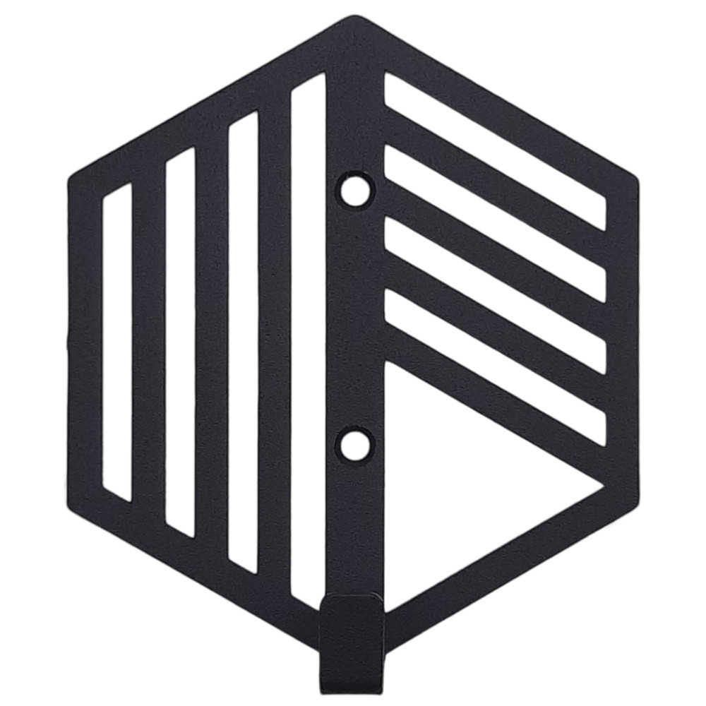 Гачок Настінний 10см х 9см Glozis Nod Black H-092