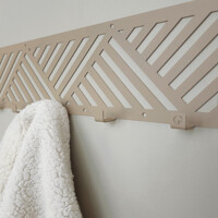 Вішалка Настінна 50см х 13см Glozis Nord Beige H-090