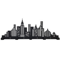 Вішалка Настінна 50см х 18см Glozis City H-053