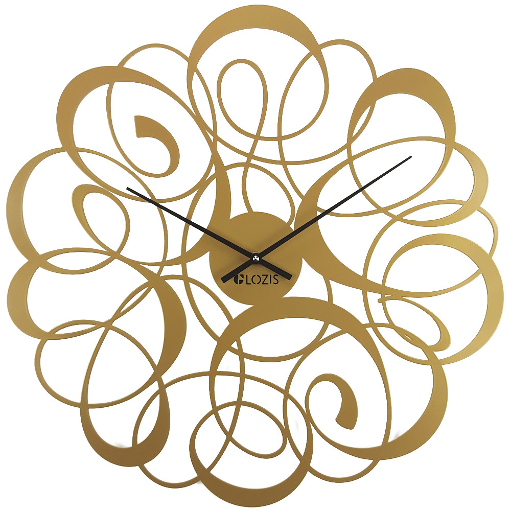 Годинник Настінний 50см х 50см Glozis Freya Bronze B-037