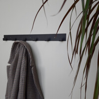 Вішалка Настінна 60см х 5см Glozis Urban Black 60 H-105