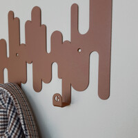 Вішалка Настінна 37см х 13см Glozis Rhythm Ochre H-100