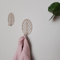 Гачок Настінний 10см х 9см Glozis Mod Beige H-096