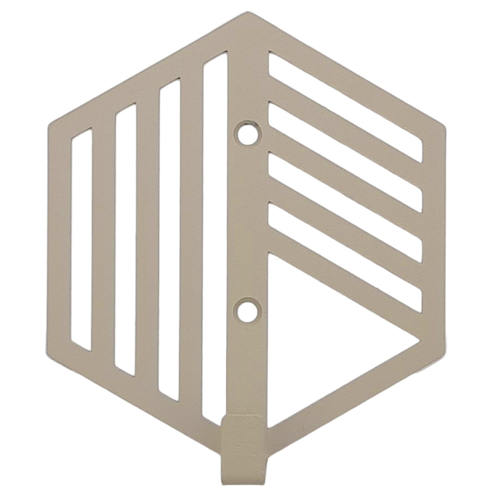 Гачок Настінний 10см х 9см Glozis Nod Beige H-093