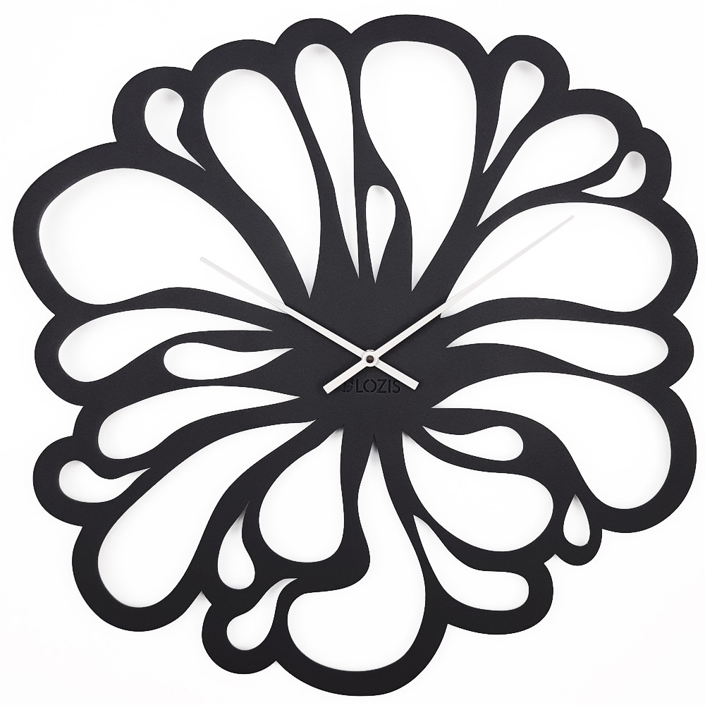 Годинник Настінний 48см х 48см Glozis Flower A-041