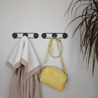 Гачки Настінні Вышалка 25см х 5см Glozis Orbis Black H-079