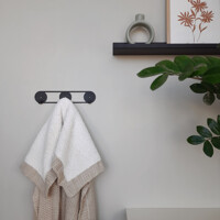 Гачки Настінні Вышалка 25см х 5см Glozis Orbis Black H-079