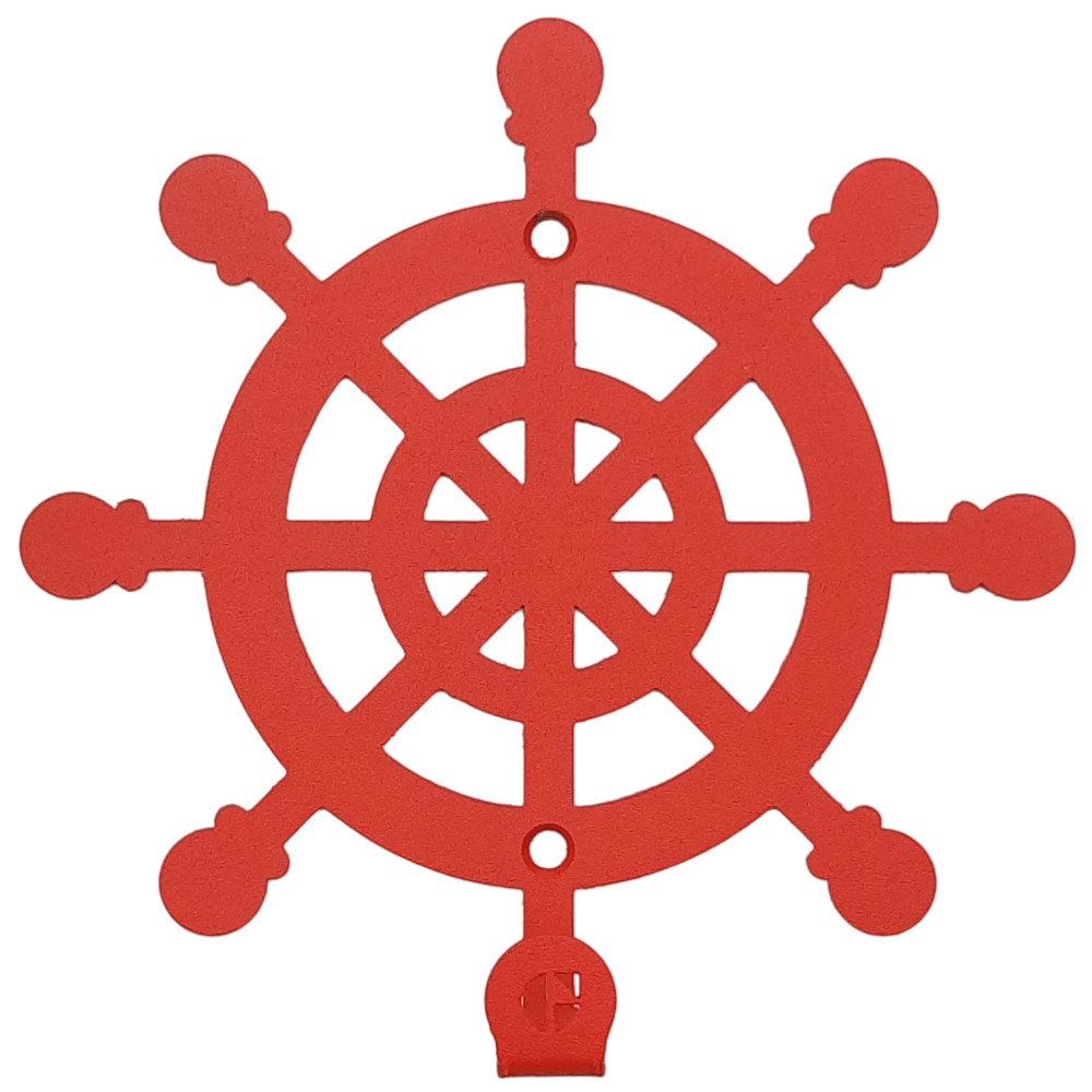 Гачок Настінний 12см х 12см Glozis Wheel H-035