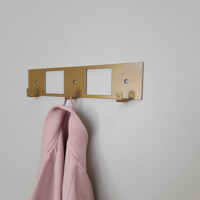 Гачки Настінні 25см х 5см Вышалка Glozis Kanto Bronze H-085