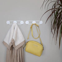 Гачки Настінні 25см х 5см Вышалка Glozis Orbis White H-080