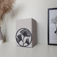 Тримач для Книг Glozis Ginkgo Black G-039 14 х 14 см