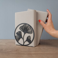 Тримач для Книг Glozis Ginkgo Black G-039 14 х 14 см