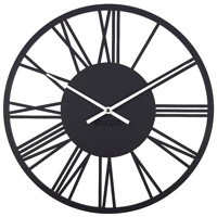 Годинник Настінний 35см х 35см Glozis Rome Black B-022