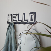 Вішалка Настінна 52см х 15см Glozis Hello H-073