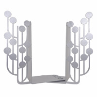 Тримачі для Книг Glozis Dots Silver G-058 30 х 20 см