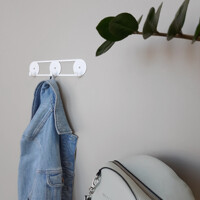 Гачки Настінні 25см х 5см Вышалка Glozis Orbis White H-080