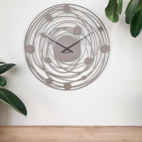 Годинник Настінний 50см х 50см Glozis Solar Mokko B-045