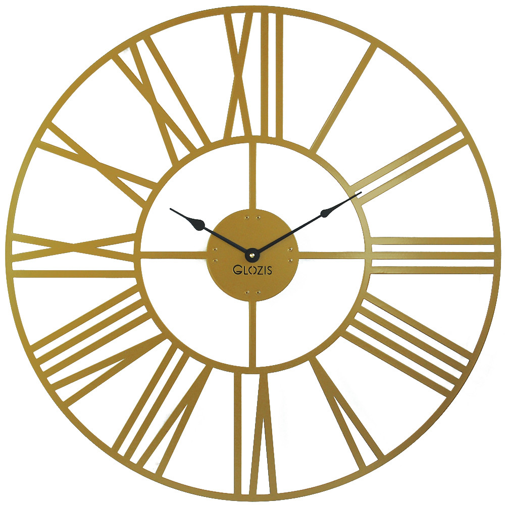 Великий Годинник Настінний 70см х 70см Glozis Cambridge Bronze B-034