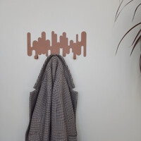 Вішалка Настінна 37см х 13см Glozis Rhythm Ochre H-100