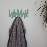 Вішалка Настінна 37см х 13см Glozis Rhythm Green H-101