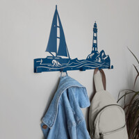 Вішалка Настінна 50см х 26см Glozis Sea H-065
