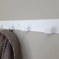 Вішалка Настінна 60см х 5см Glozis Urban White 60 H-106