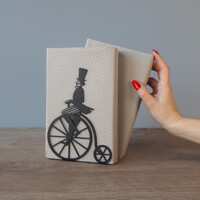 Тримач для Книг Glozis Retro Bicycle G-073 17 х 13 см