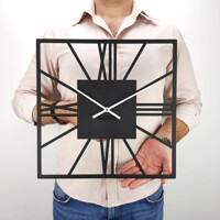 Годинник Настінний 35см х 35см Glozis New York Black B-024