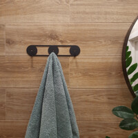 Гачки Настінні Вышалка 25см х 5см Glozis Orbis Black H-079