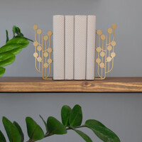 Тримачі для Книг Glozis Dots Bronze G-057 30 х 20 см