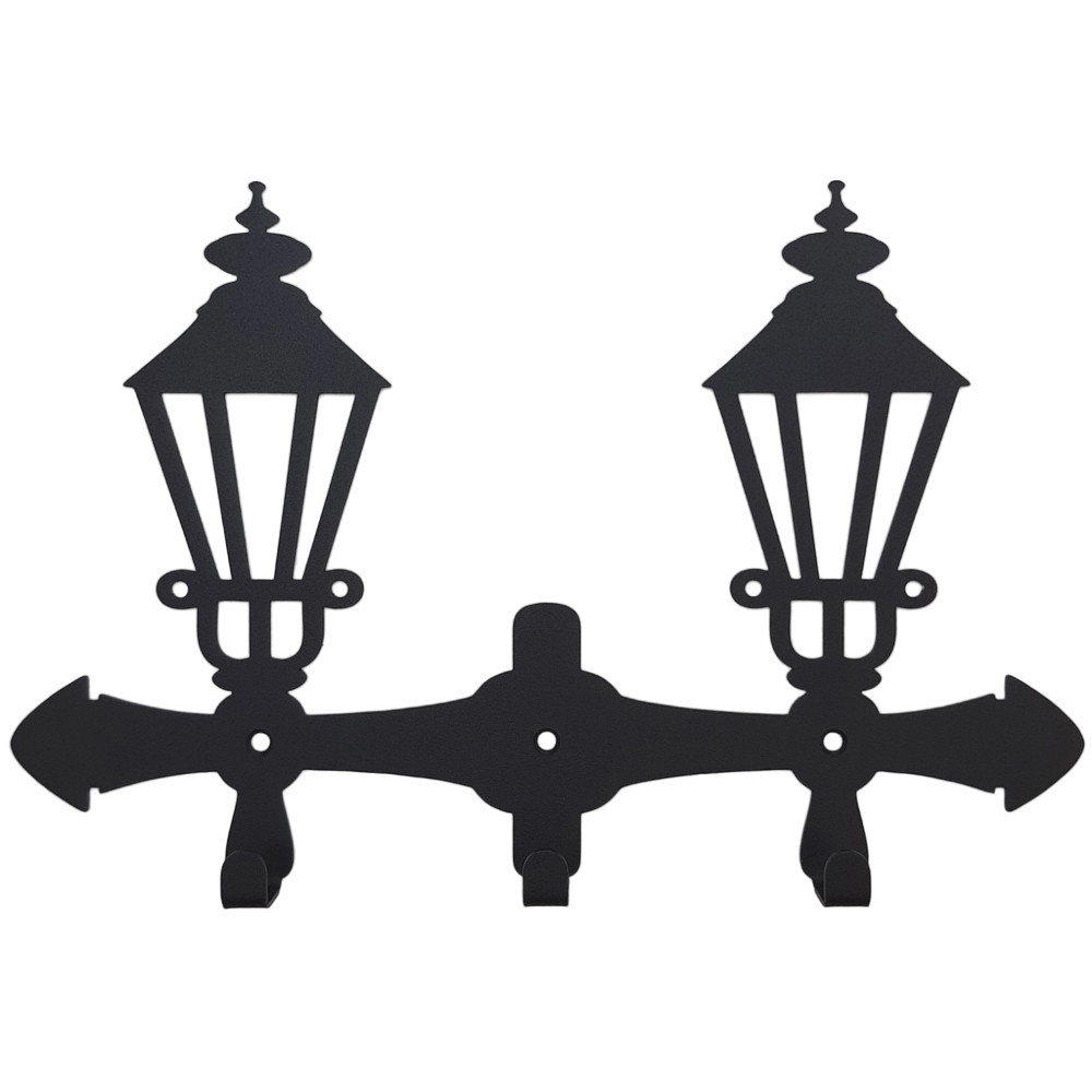 Вішалка Настінна 25см х 16см Ключниця Glozis Lanterns H-102