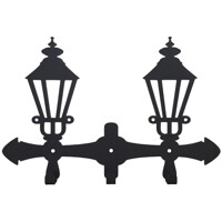 Вішалка Настінна 25см х 16см Ключниця Glozis Lanterns H-102