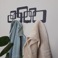 Вішалка Настінна 50см х 17см Glozis Quadro H-070