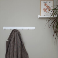 Вішалка Настінна 60см х 5см Glozis Urban White 60 H-106