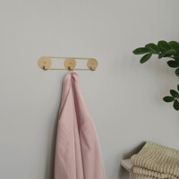 Гачки Настінні 25см х 5см Вышалка Glozis Orbis Bronze H-081