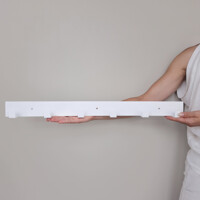 Вішалка Настінна 60см х 5см Glozis Urban White 60 H-106