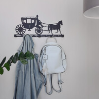 Вішалка Настінна 52см х 22см Glozis Carriage H-055