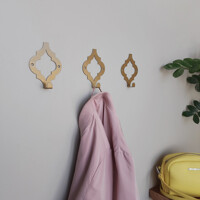 Гачок Настінний 12см х 9см Glozis Morocco Bronze H-088