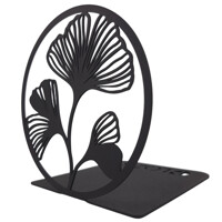 Тримач для Книг Glozis Ginkgo Black G-039 14 х 14 см