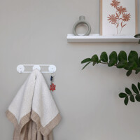 Гачки Настінні 25см х 5см Вышалка Glozis Orbis White H-080