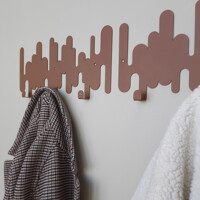 Вішалка Настінна 37см х 13см Glozis Rhythm Ochre H-100