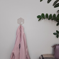 Гачок Настінний 10см х 9см Glozis Nod Beige H-093