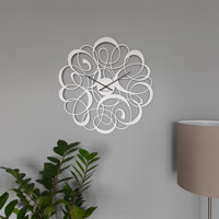 Годинник Настінний 50см х 50см Glozis Freya White B-036