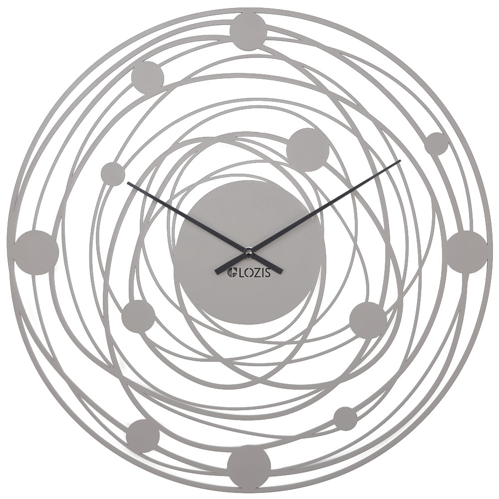 Годинник Настінний 50см х 50см Glozis Solar Grey B-046
