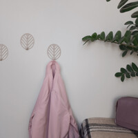 Гачок Настінний 10см х 9см Glozis Mod Beige H-096