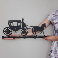 Вішалка Настінна 52см х 22см Glozis Carriage H-055